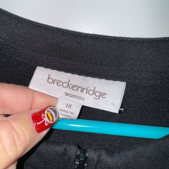 BRECKENRIDGE BRAND WOMENS PLUS SIZE SNOWFLAKE JACKET - Picture 3 of 4